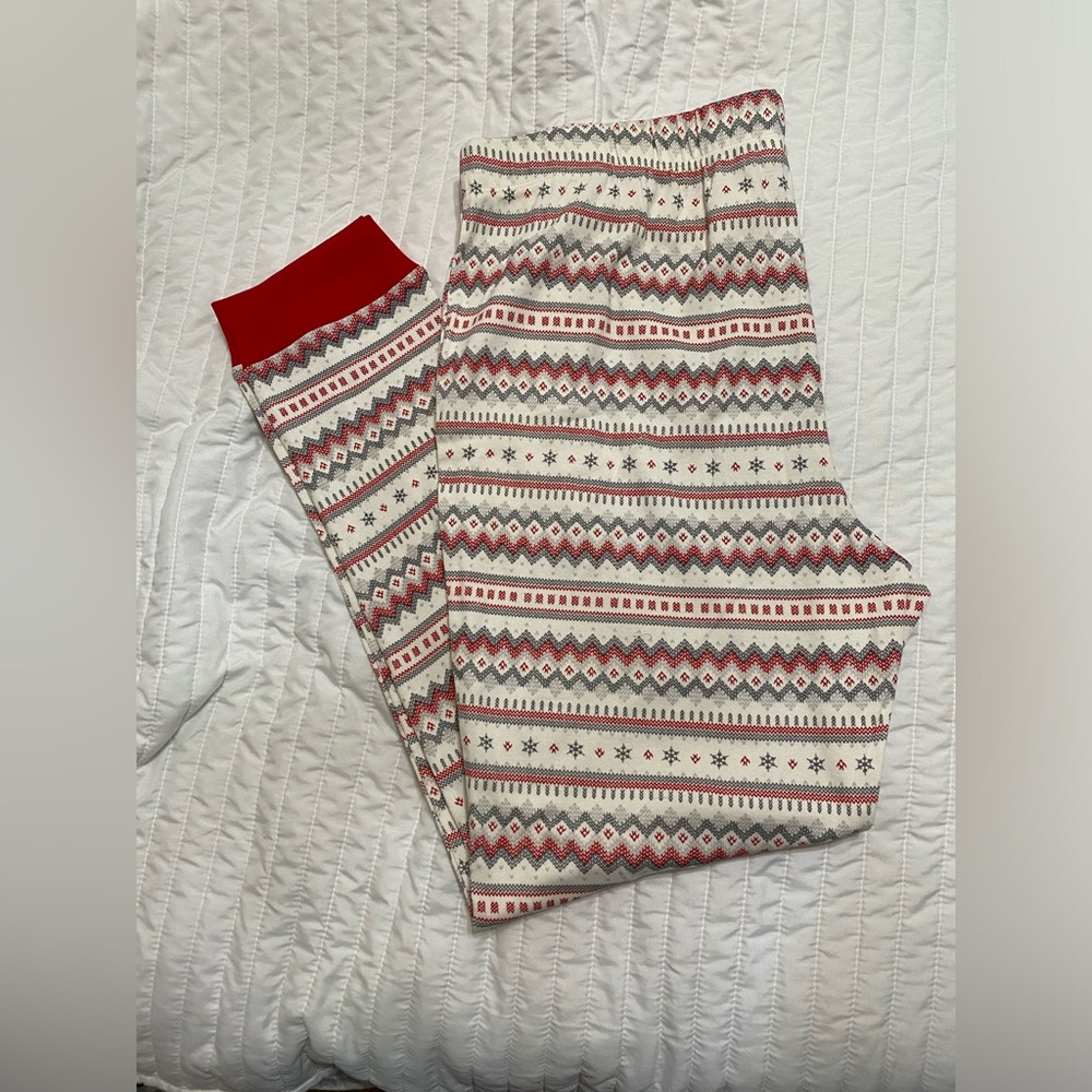 Lauren Conrad Women's  Christmas Holiday pajama XXL red white gray plus size - Picture 6 of 6